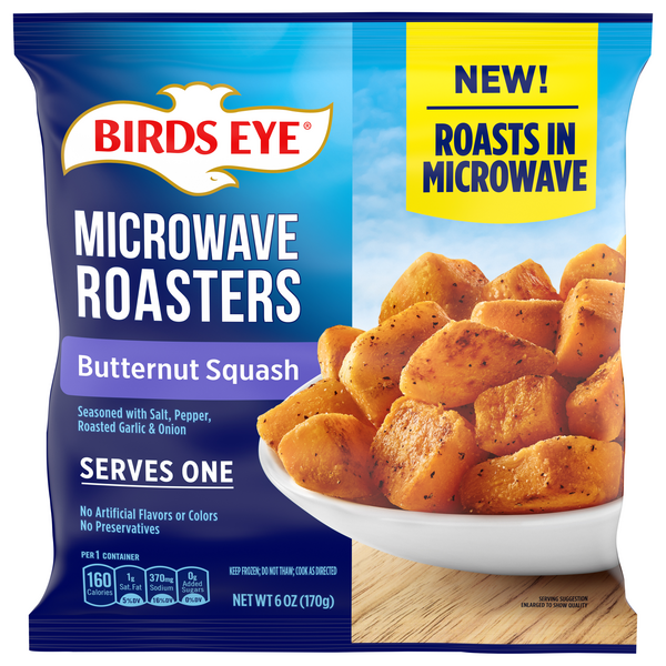 Birds Eye Microwave Roasters Butternut Squash Frozen