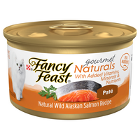 Fancy Feast Gourmet Naturals Pate Wild Alaskan Salmon Adult Wet Cat Food