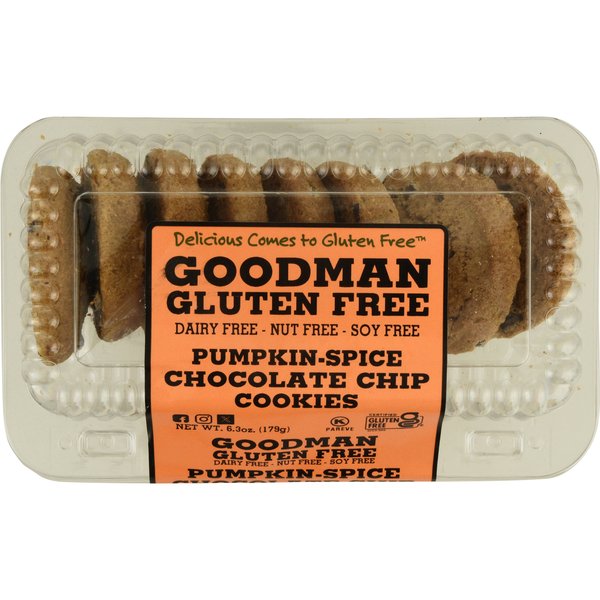 Goodman Gluten Free Pumpkin-Spice Chocolate Chip Cookies