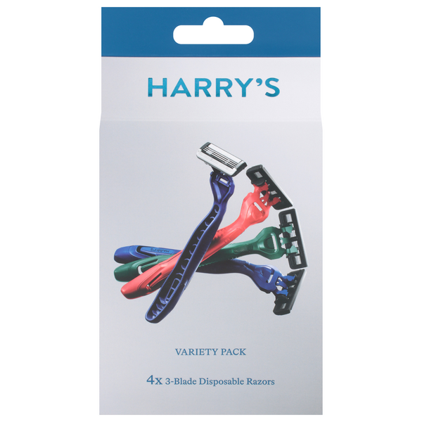 Save on Harry's 3Blade Razors Disposable Variety Pack Order Online