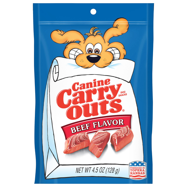 Canine Carry Outs Beef Flavor Dog Treat Snacks