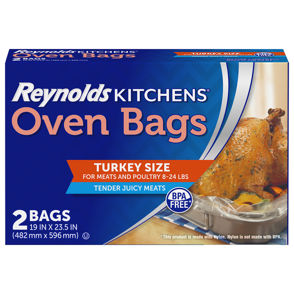 Reynolds Kitchens Turkey Size Oven Bags 19 X 23.5 Inch
