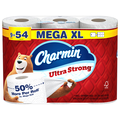 Charmin Ultra Strong Mega Roll 2-Ply Toilet Paper Unscented - 9 ct