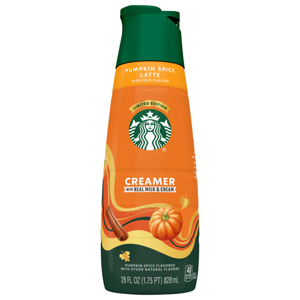 Starbucks Pumpkin Spice Latte Flavored Coffee Creamer