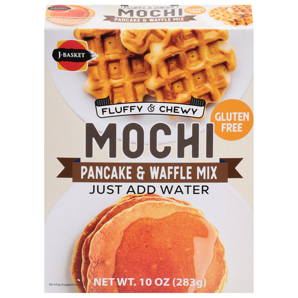 J-Basket Gluten Free Fluffy & Chewy Mochi Pancake & Waffle Mix