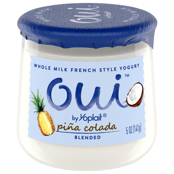 Oui by Yoplait Whole Milk Blended Pina Colada French Style Yogurt
