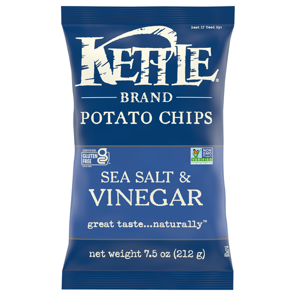 Save on Kettle Brand Potato Chips Sea Salt & Vinegar Gluten Free Order