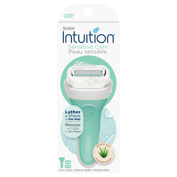 Schick Intuition Sensitive Care Razor with Organic Aloe