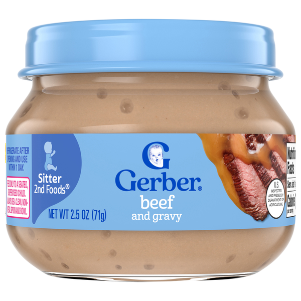 Gerber Mealtime 2nd Baby Food Beef & Gravy