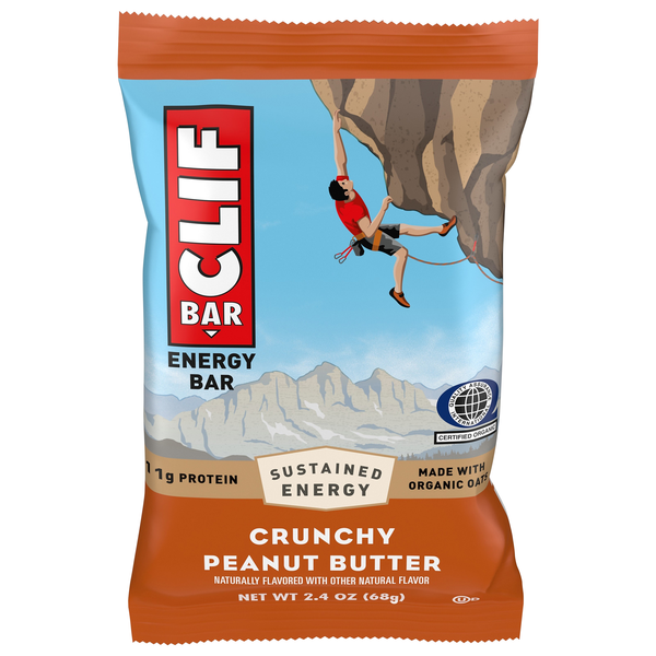 CLIF Organic Crunchy Peanut Butter 11g Protein Energy Bar
