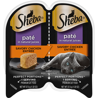 SHEBA Perfect Portions Pate Savory Chicken Wet Cat Food - 2 ct