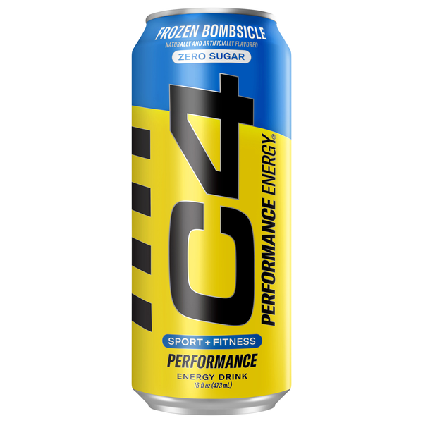 Cellucor C4 Energy Carbonated Drink Zero Sugar Frozen Bombsicle
