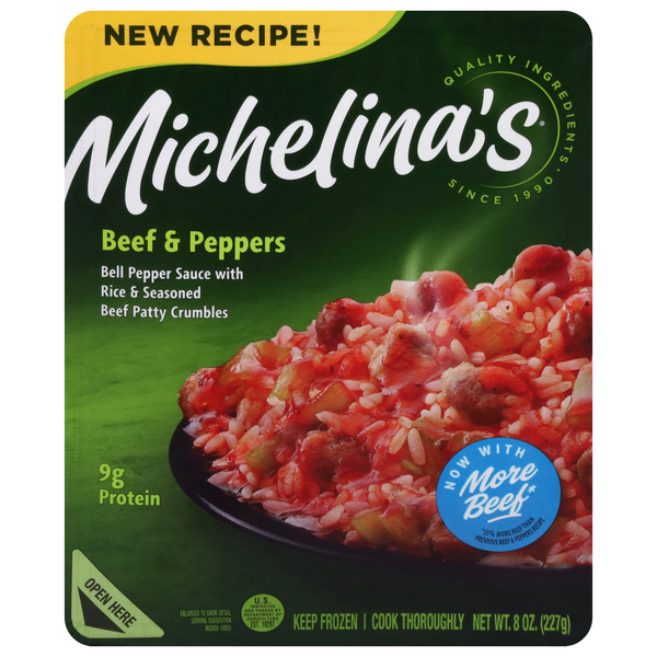 Michelina's Beef & Peppers Frozen Meal