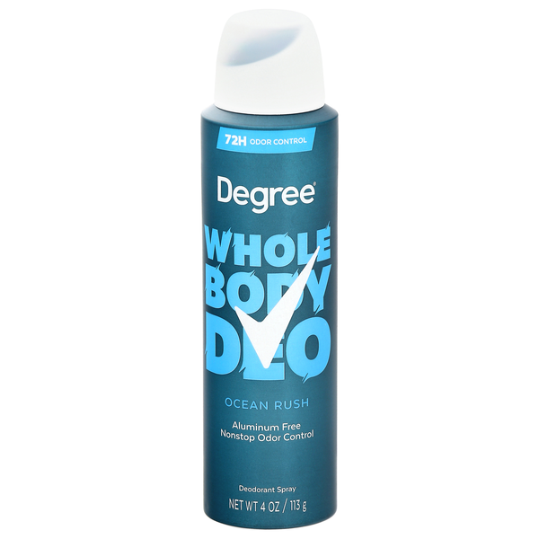 Degree Aluminum Free Ocean Rush Whole Body Deodorant Spray