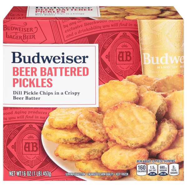Save on Budweiser Beer Battered Pickles Order Online Delivery GIANT