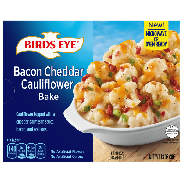 Birds Eye Bacon Cheddar Cauliflower Bake Frozen