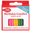 Betty Crocker Rainbow Spiral Birthday Candles