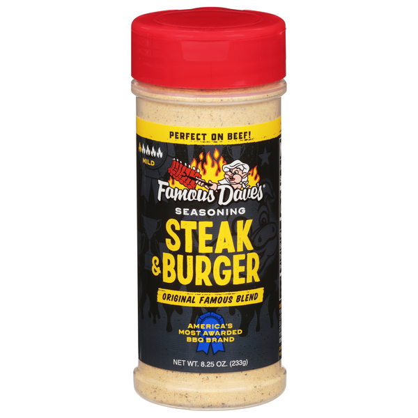 Famous Dave's Mild Steak & Burger Seasoning