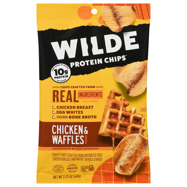 Wilde Gluten Free Chicken & Waffles Protein Chips