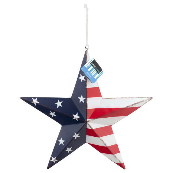 Smart Living Patriotic Hanging Star Decor