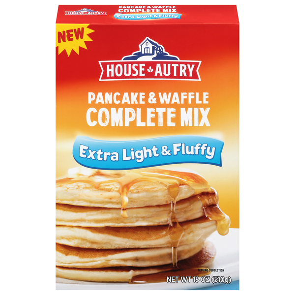House-Autry Extra Light & Fluffy Complete Pancake & Waffle Mix