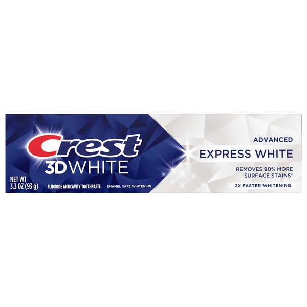Save on Crest 3D White Anticavity Fluoride Toothpaste Express White