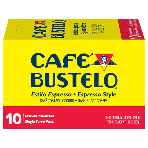 Cafe Bustelo Espresso Style Dark Roast K-Cup Coffee Pods