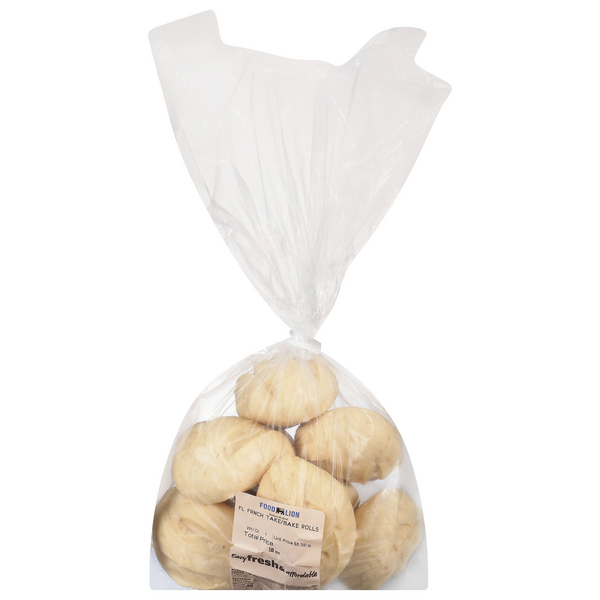 Save on Food Lion Bakery Take & Bake French Rolls 10 ct Order Online Delivery Food Lion