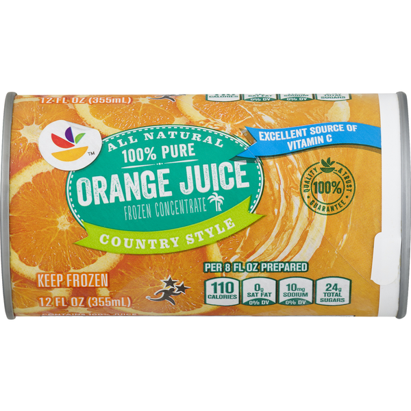 Stop & Shop Country Style 100% Pure Orange Juice Frozen Concentrate