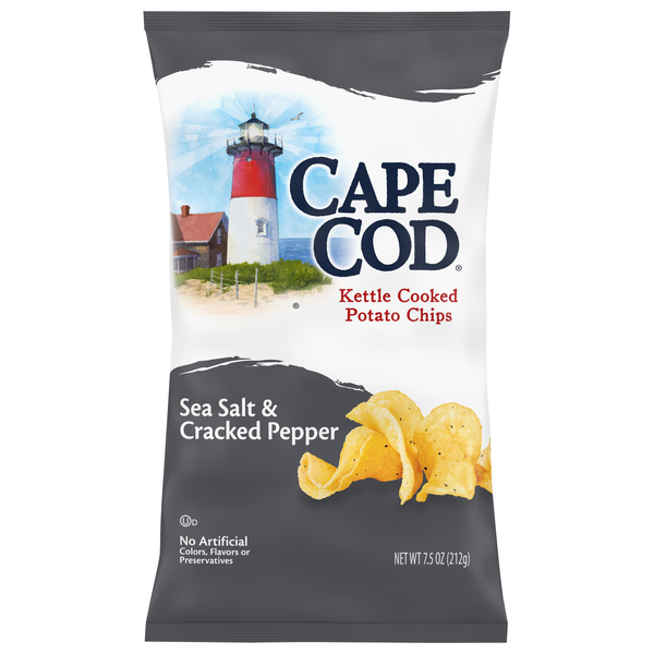 Cape Cod Sea Salt & Cracked Pepper Kettle Cooked Potato Chips
