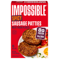 Impossible Meat From Plants Spicy Sausage Patties - 6 ct Frozen
