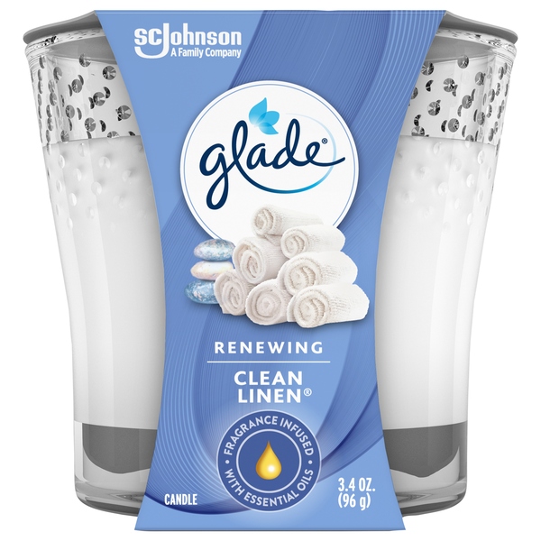 Glade Clean Linen Candle
