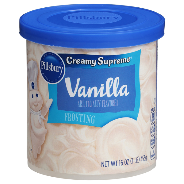 Save on Pillsbury Creamy Supreme Frosting Vanilla Order Online Delivery