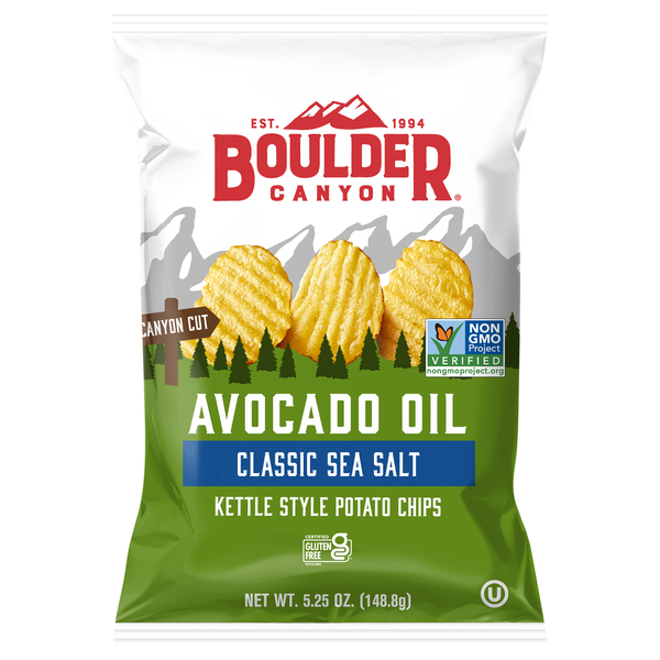 Boulder Canyon Avocado Oil Sea Salt Kettle Cooked Potato Chips