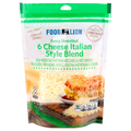 Food Lion 6 Cheese Italian Style Fancy Shredded Cheese Blend