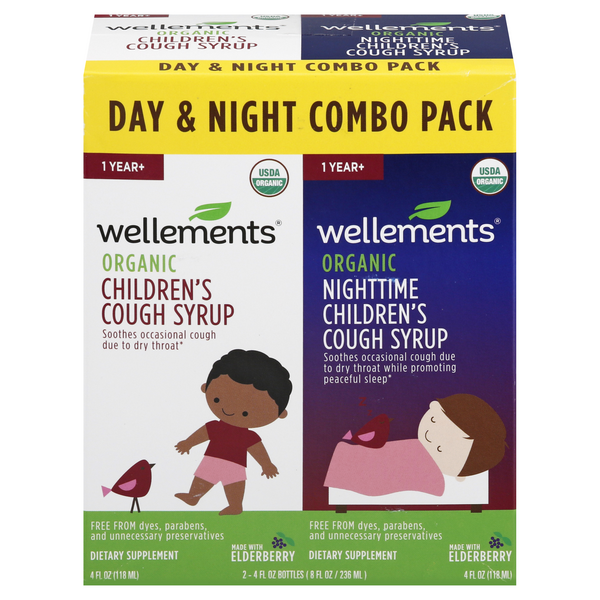 Save on Wellements Children's Day & Night Cough Syrup Organic Combo Pack Order Online Delivery