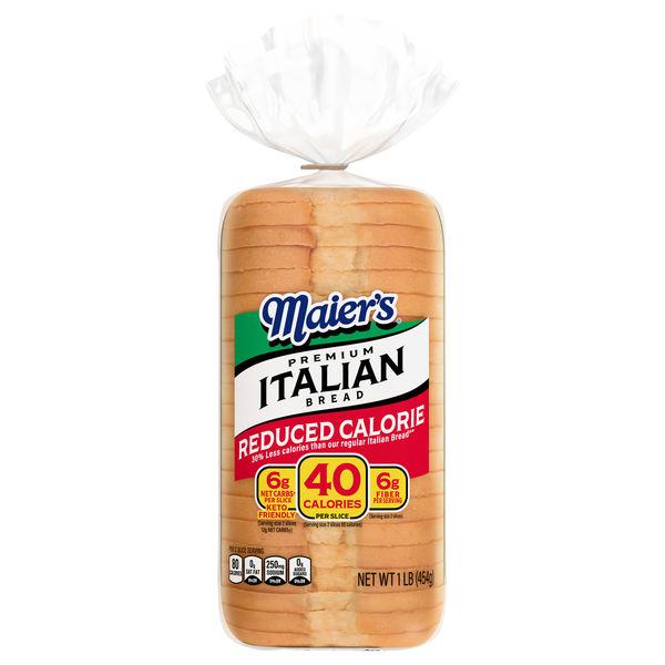 Maier's Premium Reduced Calorie Italian Bread Sliced