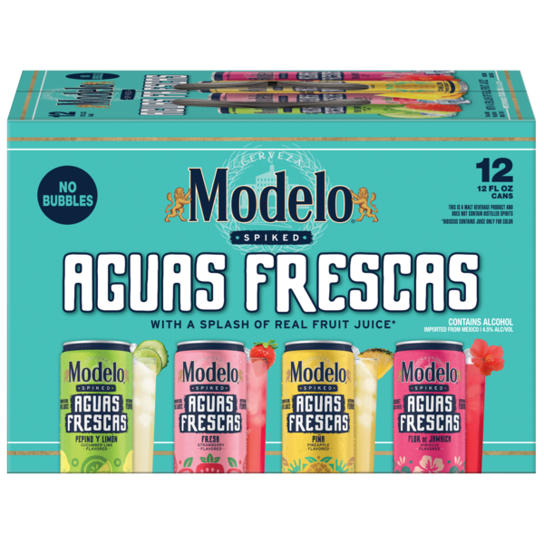 Modelo Spiked Aguas Frescas Malt Beverage Variety Pack - 12 pk