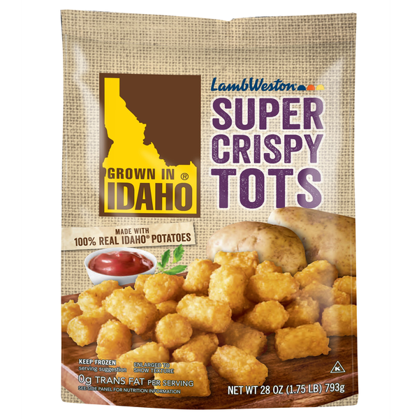 Lamb Weston Grown in Idaho Super Crispy Tots Frozen