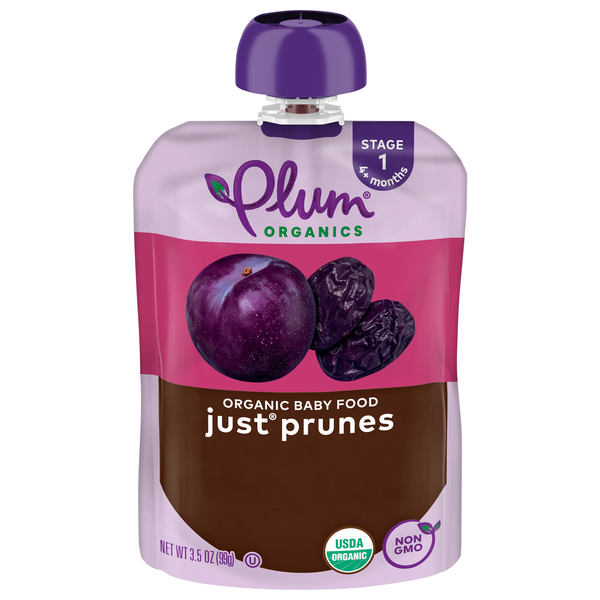 Plum Organics Stage 1 Baby Food Just Prunes