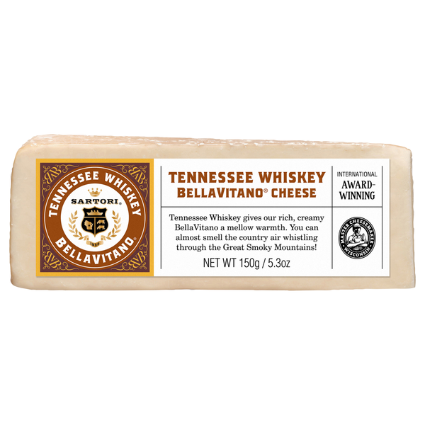 Sartori Tennessee Whiskey BellaVitano Cheese Wedge