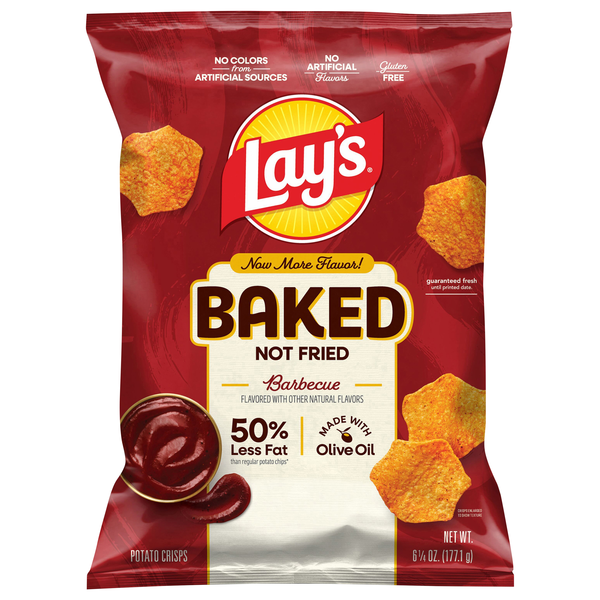 Lay's Baked Gluten Free Barbecue Potato Crisps Chips