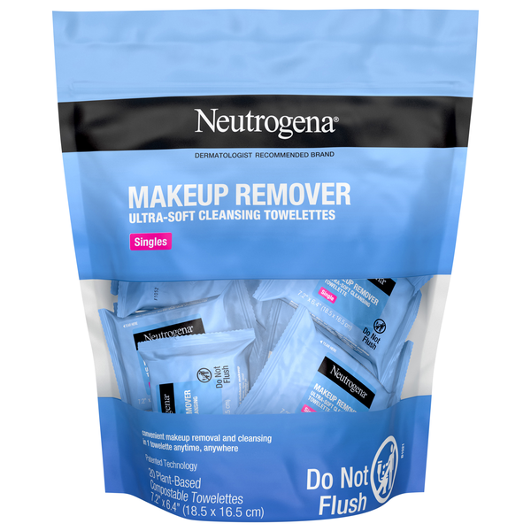 Neutrogena Makeup Remover Ultra-Soft Cleansing Towelettes Singles