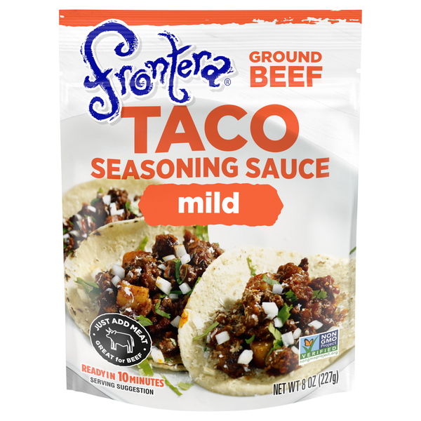 Frontera Mild Ground Beef Taco Seasoning Sauce
