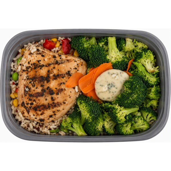 Giant Freshly Made Meal Grilled Salmon Microwavable