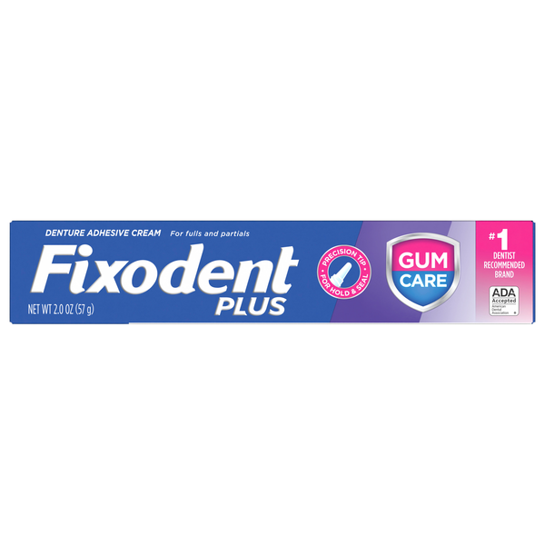 Save on Fixodent Plus Denture Adhesive Cream Superior Hold Order Online Delivery GIANT