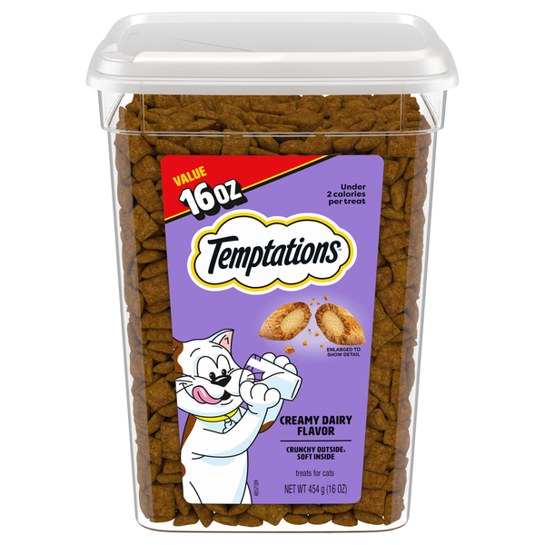 Temptations Creamy Dairy Flavor Crunchy & Soft Cat Treats