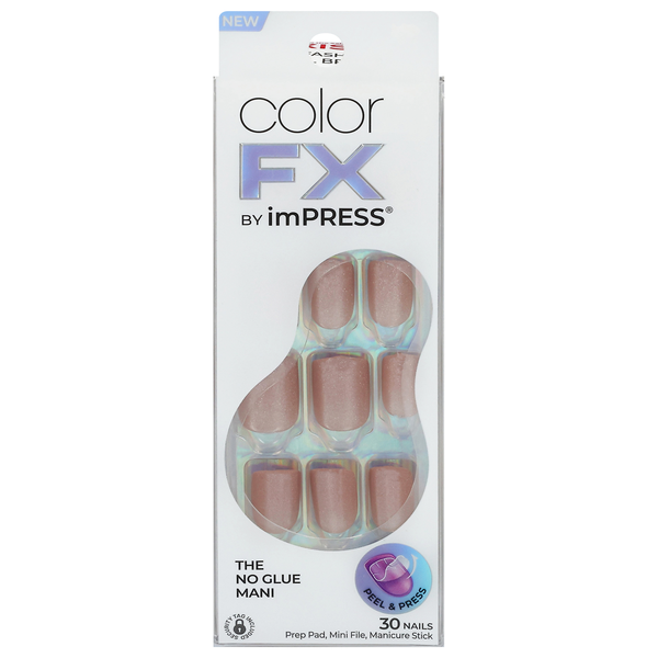 imPRESS Color FX No Glue Mani Press-On Nails Short Length Starstruck