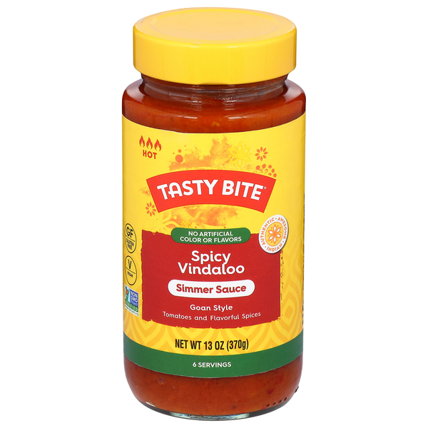 Tasty Bite Hot Goan Style Spicy Vindaloo Simmer Sauce