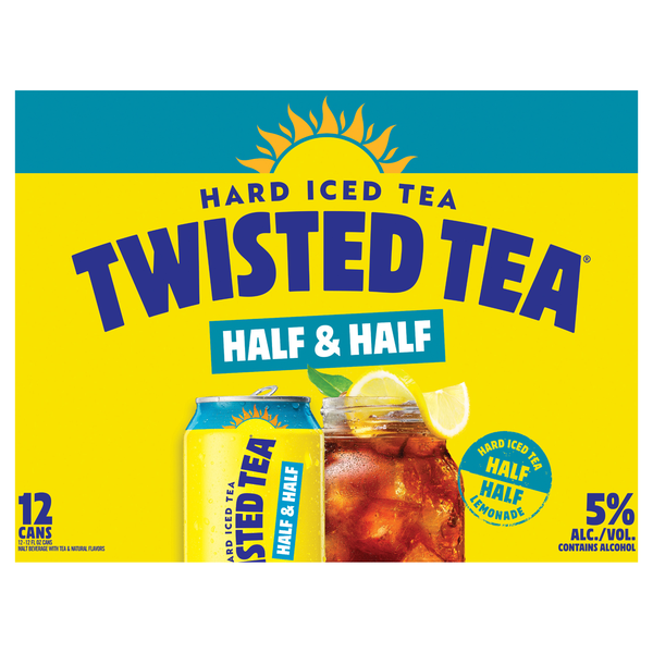 Twisted Tea Hard Iced Tea Half & Half - 12 pk